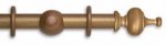 SOLID WOOD BOUDOIR CURTAIN POLE